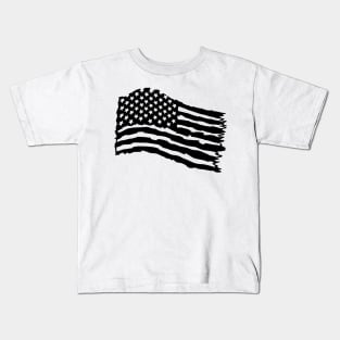 Distressed American Flag Kids T-Shirt